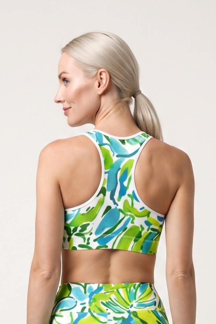 Tropic Splash Sports Bra